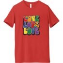 Premium Pride Luv T-Shirt – Celebrate Love, Identity & Equality | Unisex Fit