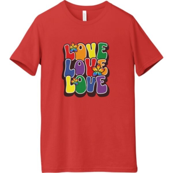 Premium Pride Luv T-Shirt – Celebrate Love, Identity & Equality | Unisex Fit - Image 4