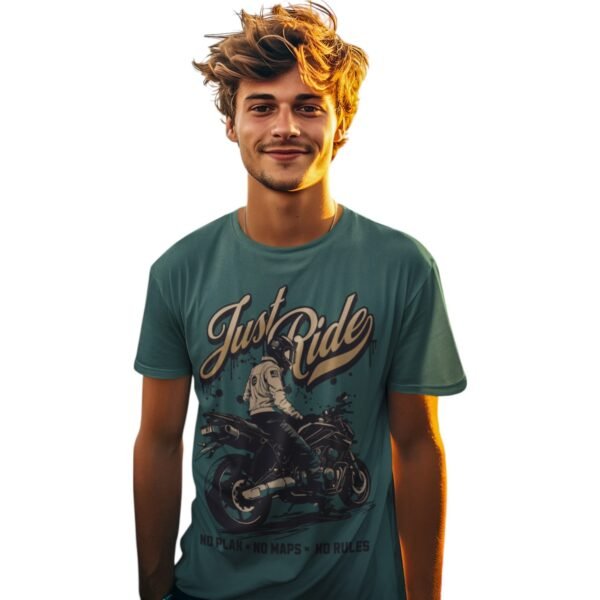 Just Ride Supima® Cotton T-Shirt - Image 2
