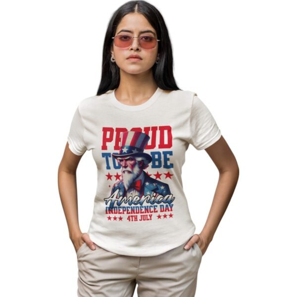 Premium Proud To Be American Unisex T-Shirt – Patriotic & Comfy USA Apparel - Image 5