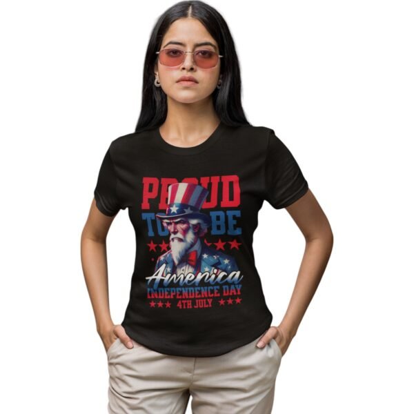 Premium Proud To Be American Unisex T-Shirt – Patriotic & Comfy USA Apparel - Image 2