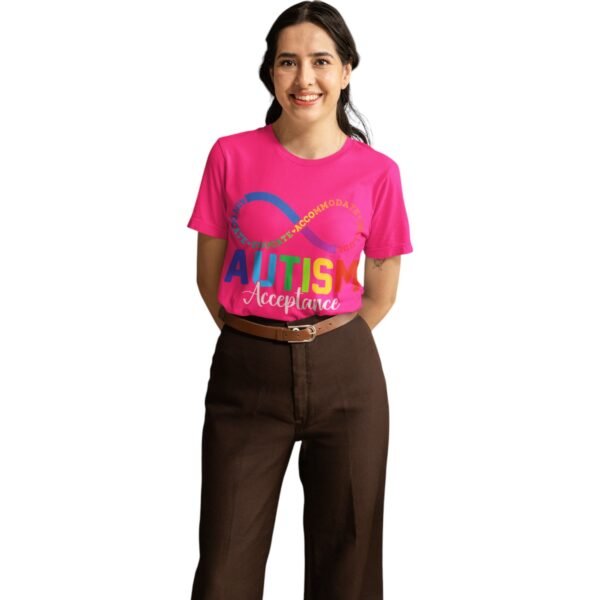 Premium Unisex “Autism Acceptance” T-Shirt – Bold & Beautiful - Image 4