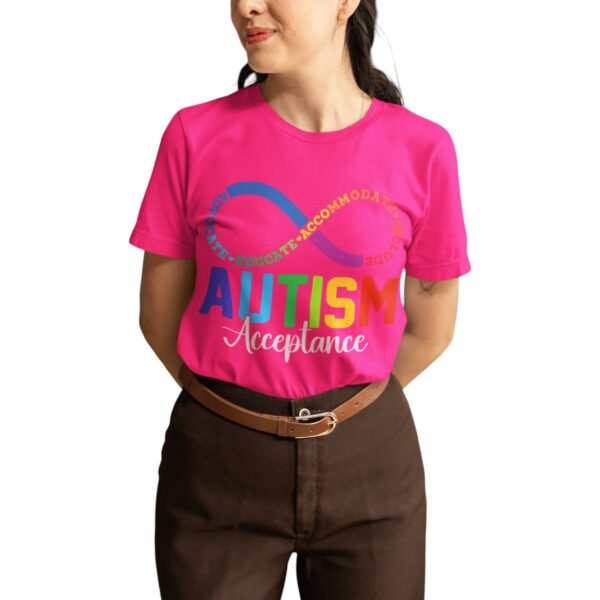 Premium Unisex “Autism Acceptance” T-Shirt – Bold & Beautiful - Image 5