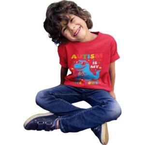 Kids’ Little Hero “Autism Is My Super Power” Tee – Premium Comfort Fit
