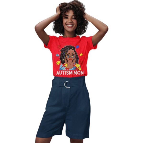 Premium “Autism Mom” T-Shirt – Bold & Beautiful - Image 4
