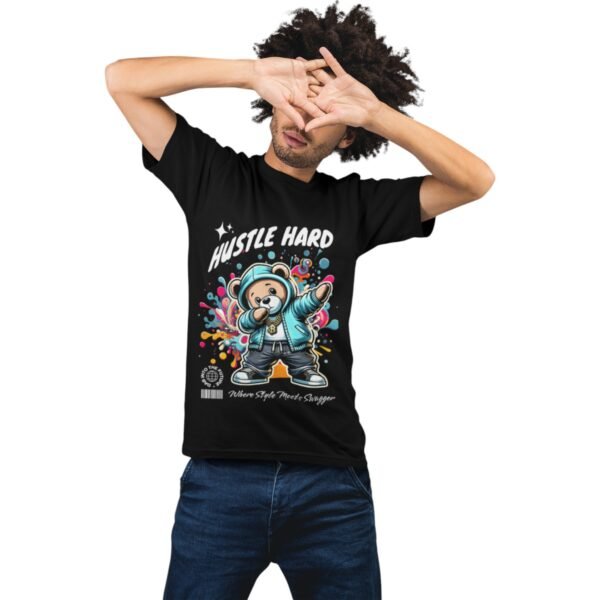Hustle Hard Supima® Cotton T-Shirt - Image 7