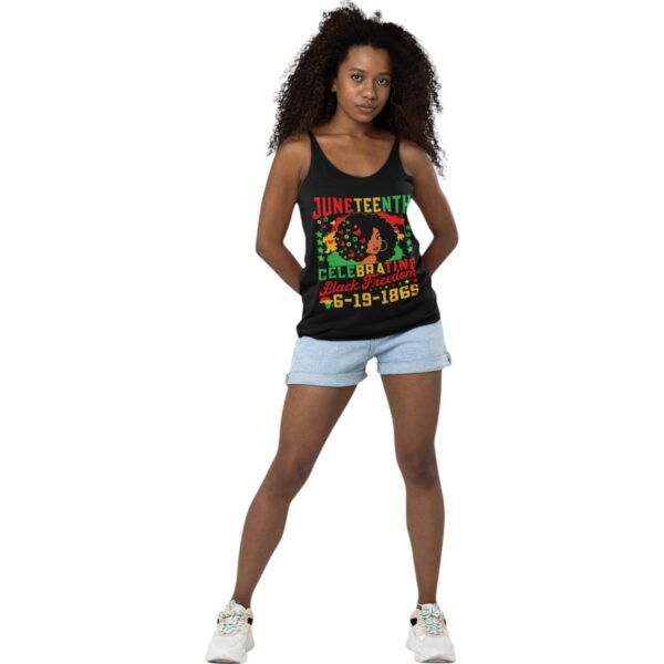Premium Juneteenth Celebrating Black Freedom Tank Top – Celebrate Freedom in Style | Unisex Fit - Image 4