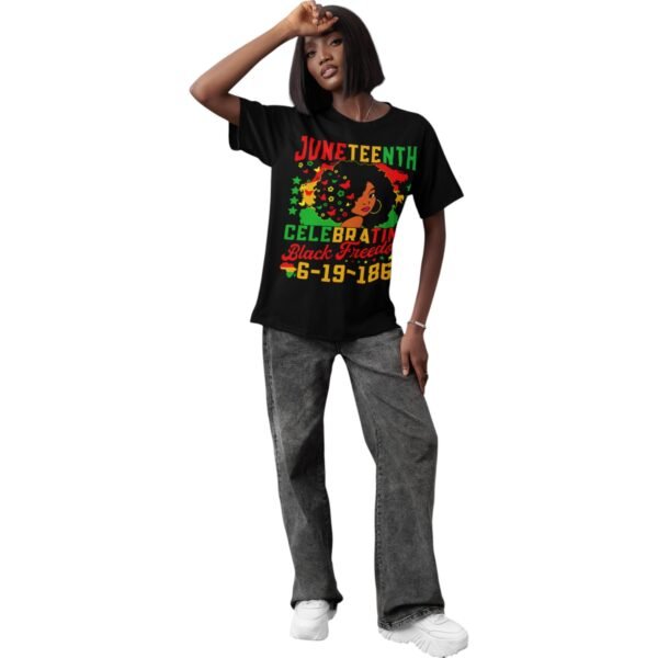Premium Juneteenth Celebrating Black Freedom T-Shirt – Celebrate Freedom in Style | Unisex Fit - Image 7