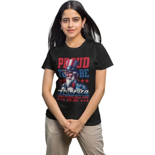 Premium Proud To Be American Unisex T-Shirt – Patriotic & Comfy USA Apparel - Image 3
