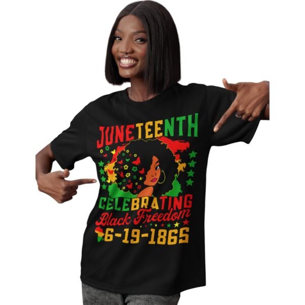 Premium Juneteenth Celebrating Black Freedom T-Shirt – Celebrate Freedom in Style | Unisex Fit - Image 6