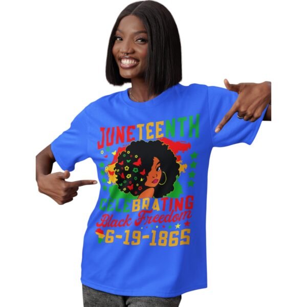 Premium Juneteenth Celebrating Black Freedom T-Shirt – Celebrate Freedom in Style | Unisex Fit - Image 4