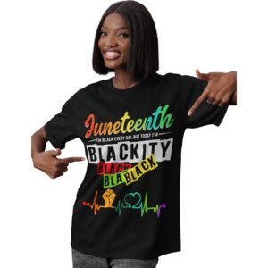 Premium Juneteenth Blackity T-Shirt – Celebrate Freedom in Style | Unisex Fit