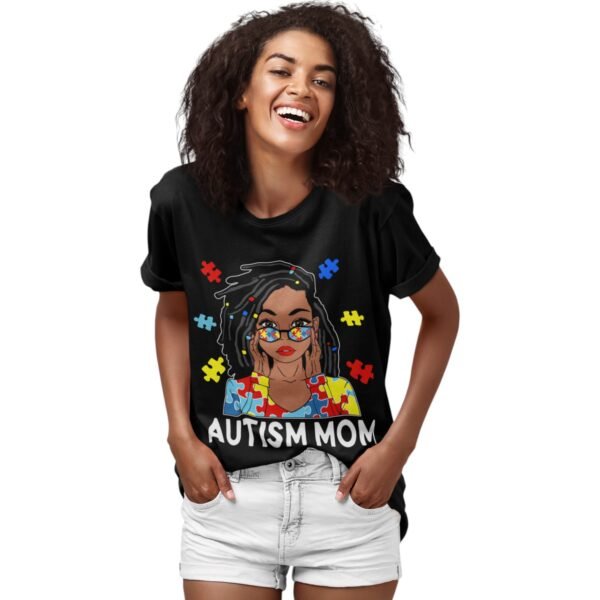 Premium “Autism Mom” T-Shirt – Bold & Beautiful - Image 8