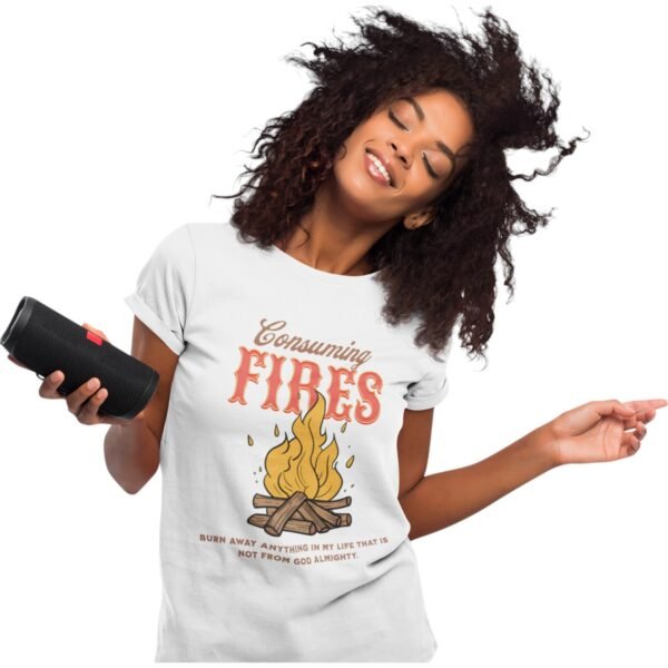 Premium Unisex Consuming Fires Religious T-Shirt - Image 3
