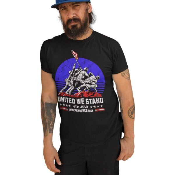 Premium United We Stand Unisex T-Shirt – Patriotic & Comfy USA Apparel - Image 5