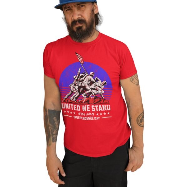 Premium United We Stand Unisex T-Shirt – Patriotic & Comfy USA Apparel - Image 3