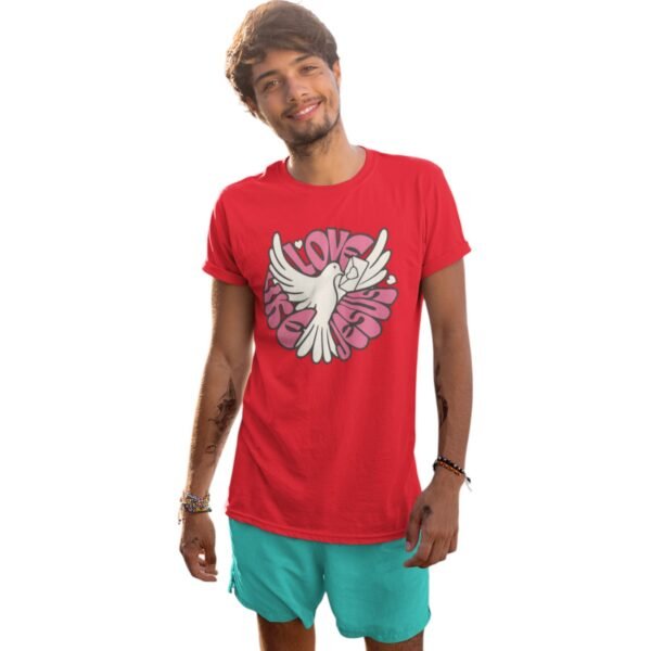 Premium Unisex Love Like Jesus Religious T-Shirt - Image 4