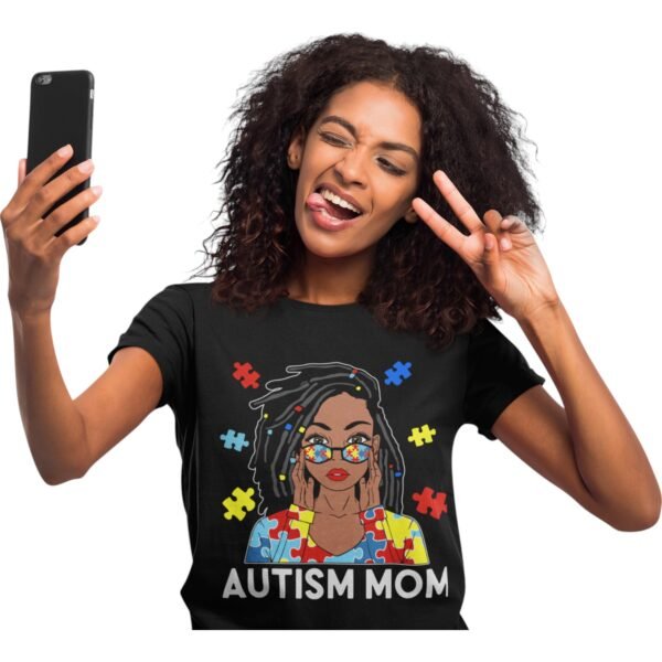 Premium “Autism Mom” T-Shirt – Bold & Beautiful - Image 9