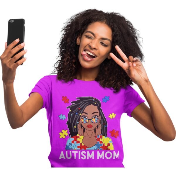 Premium “Autism Mom” T-Shirt – Bold & Beautiful - Image 6