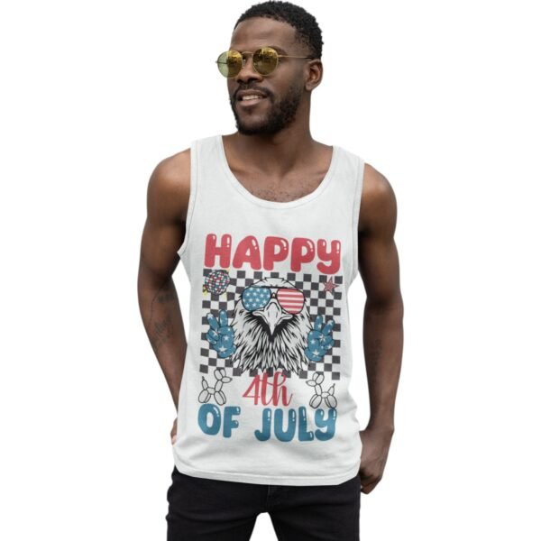 Premium 4th of July Eagle Tank – Patriotic & Comfy USA Apparel - Men - Image 2