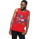 Premium 4th of July Chill Out Tank – Patriotic & Comfy USA Apparel - Men