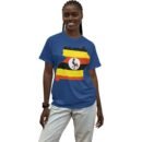 Premium Unisex Uganda Map/Flag Tee
