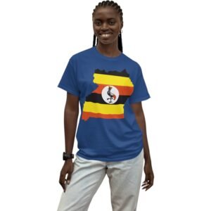 Premium Unisex Uganda Map/Flag Tee