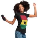 Premium Unisex Ghana Map/Flag Tee