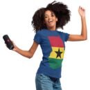 Premium Unisex Ghana Map/Flag Tee