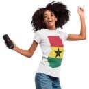 Premium Unisex Ghana Map/Flag Tee
