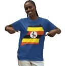 Premium Unisex Uganda Map/Flag Tee