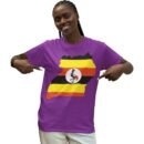 Premium Unisex Uganda Map/Flag Tee