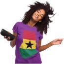 Premium Unisex Ghana Map/Flag Tee