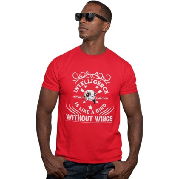 "Intelligence Without Ambition Is Like A Bird Without Wings" Premium Unisex Tee - Image 7