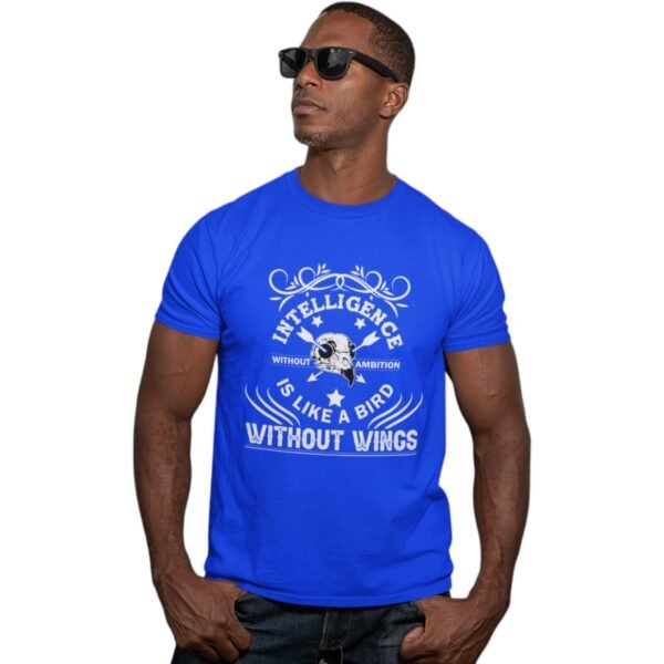 "Intelligence Without Ambition Is Like A Bird Without Wings" Premium Unisex Tee - Image 5