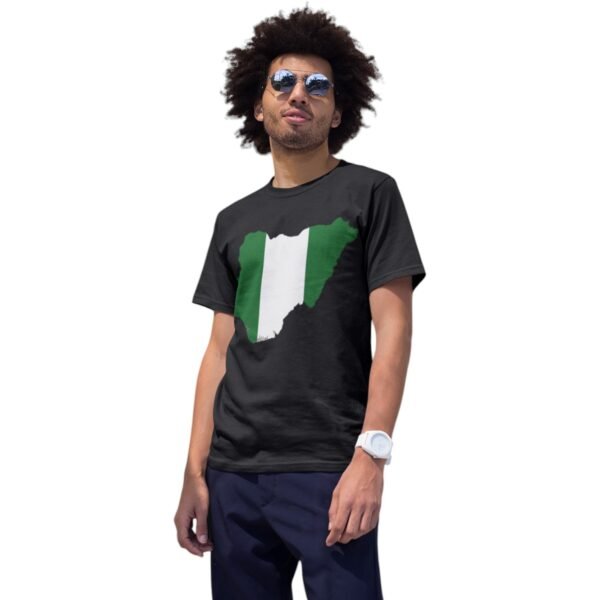 Premium Unisex Nigeria Map/Flag Tee