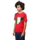 Premium Unisex Nigeria Map/Flag Tee