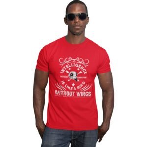 "Intelligence Without Ambition Is Like A Bird Without Wings" Premium Unisex Tee