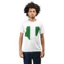 Premium Unisex Nigeria Map/Flag Tee