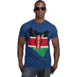 Premium Unisex Kenya Map/Flag Tee