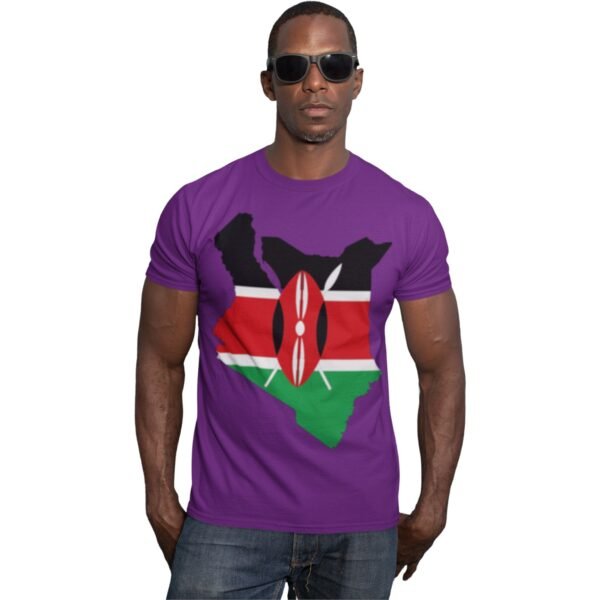 Premium Unisex Kenya Map/Flag Tee - Image 4