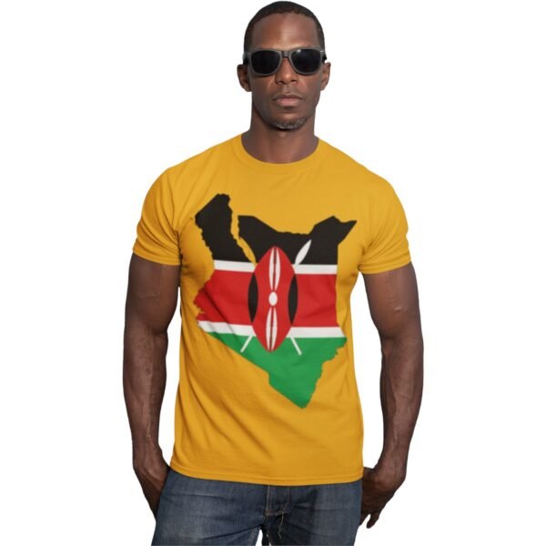 Premium Unisex Kenya Map/Flag Tee - Image 6