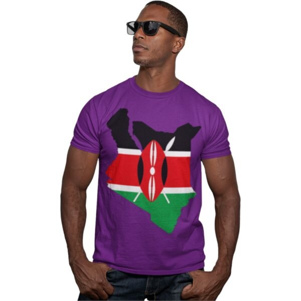 Premium Unisex Kenya Map/Flag Tee - Image 5