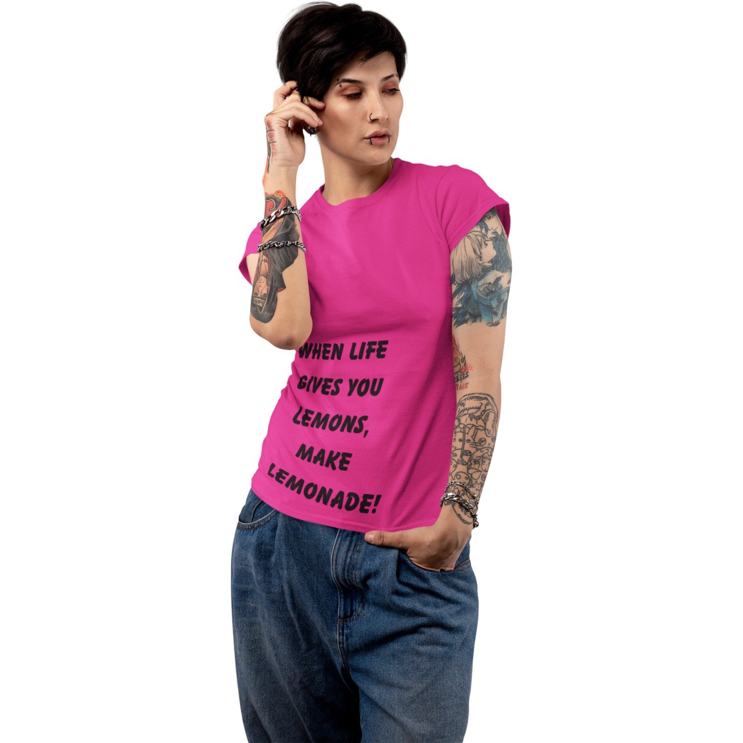 Premium Unisex Lemonade Vibes Tee - Image 2