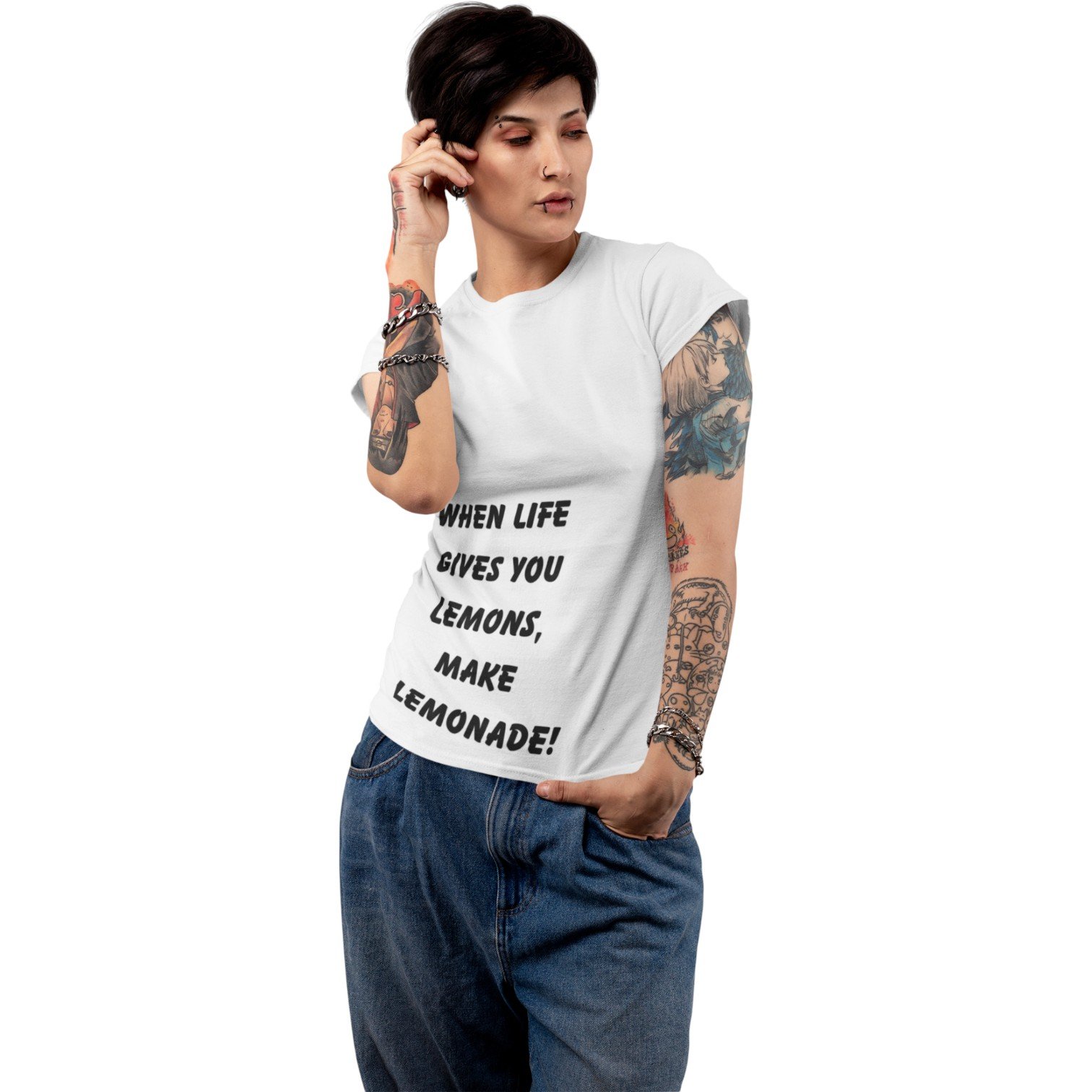 Premium Unisex Lemonade Vibes Tee - Image 6