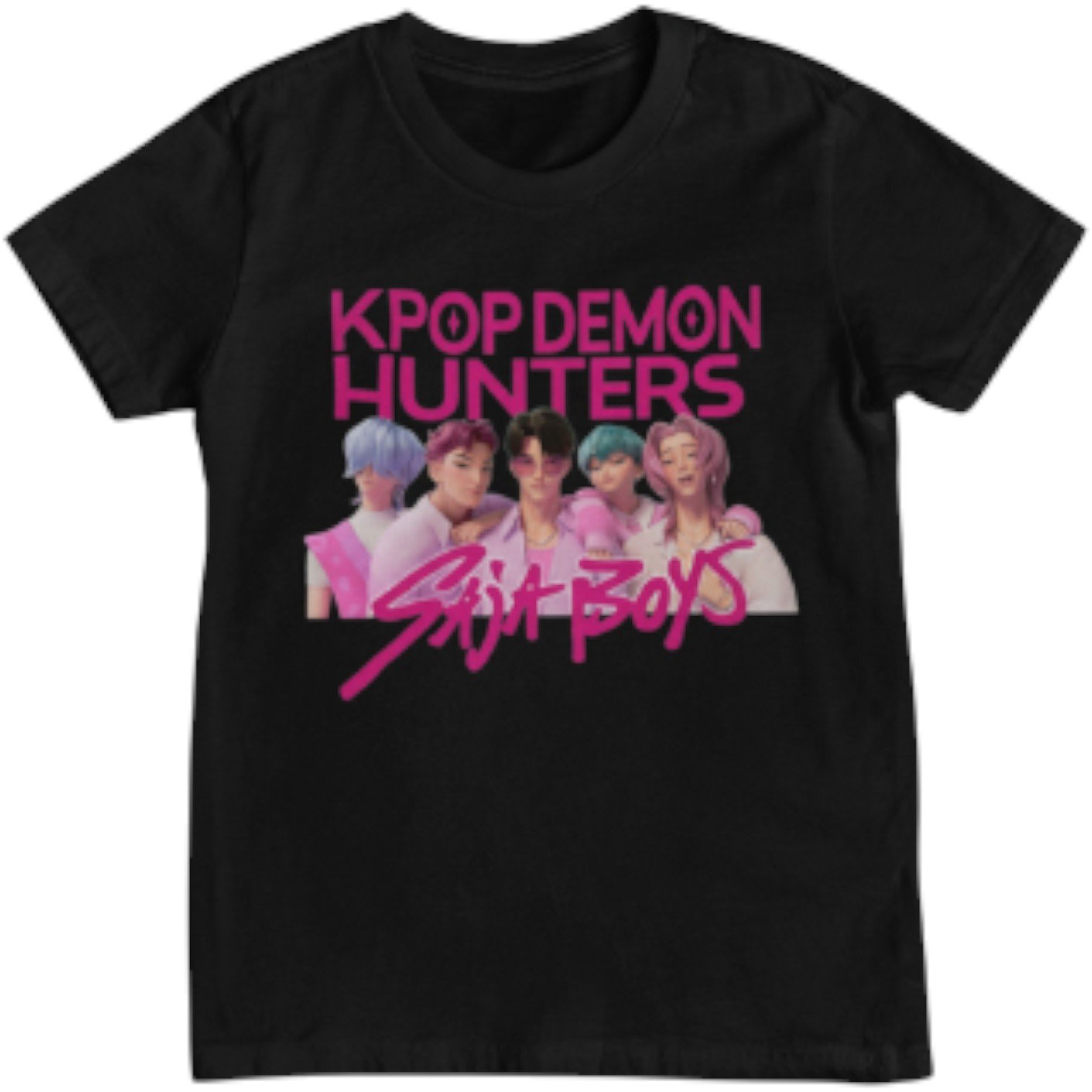 KPOP DEMON HUNTERS “Saja Boys” Kids Tee - Image 5