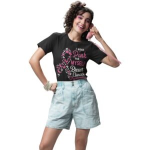 “I Wear Pink for Myself” Breast Cancer Awareness Tee