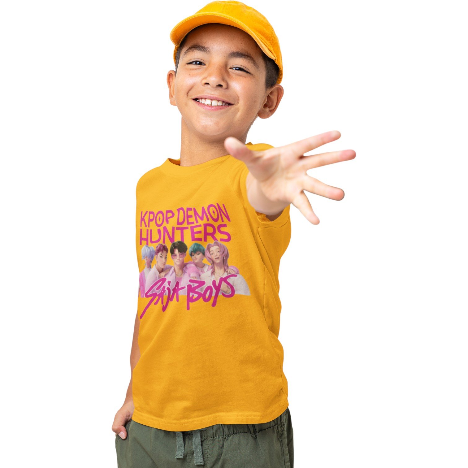 KPOP DEMON HUNTERS “Saja Boys” Kids Tee - Image 6