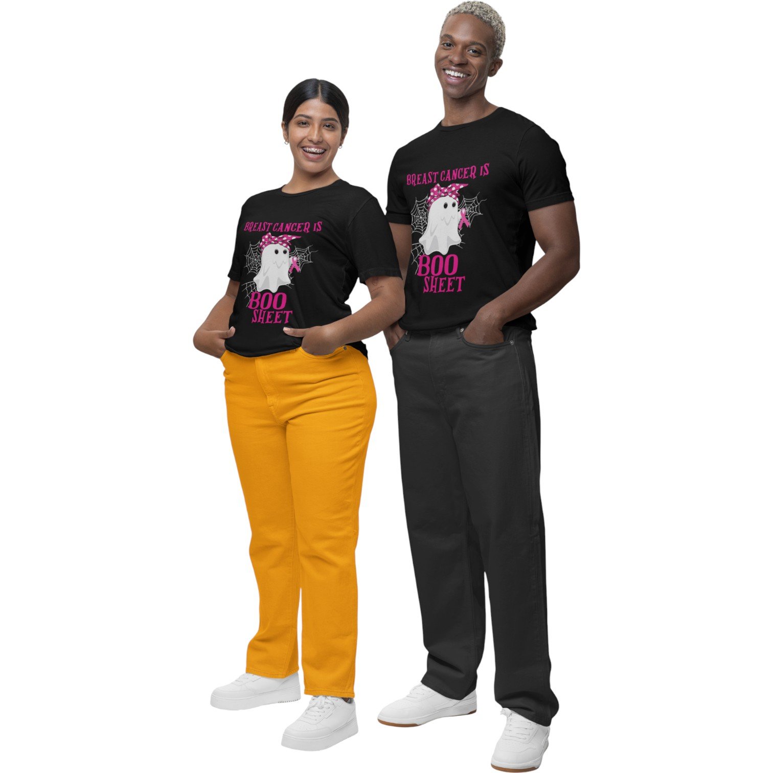 “Breast Cancer Is Boo Sheet”  Tee - Image 9