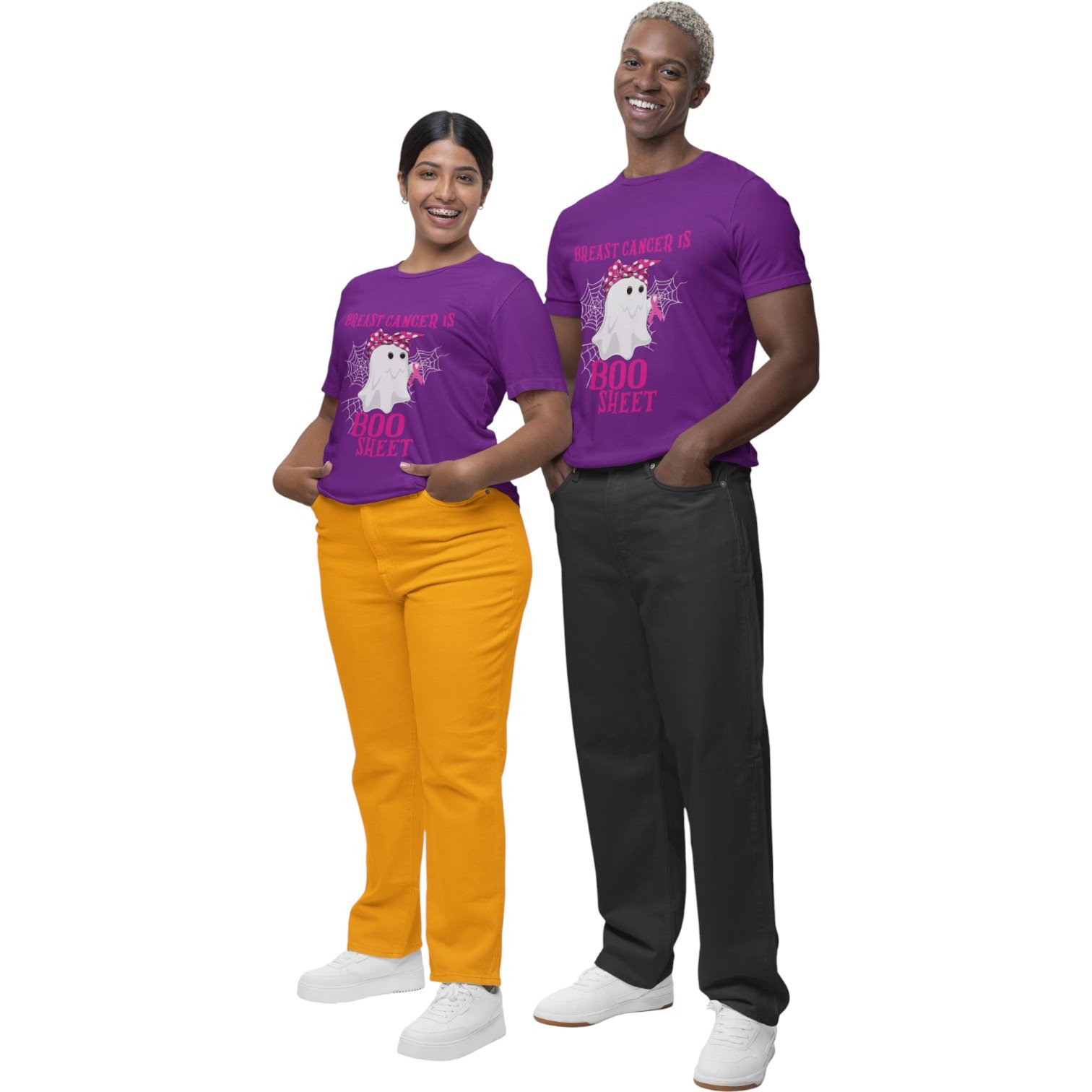 “Breast Cancer Is Boo Sheet”  Tee - Image 10